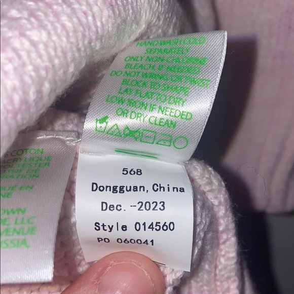 Lilly Pulitzer Womens Small Pink & White Sweater with Embroidered Tennis racket - Picture 15 of 16